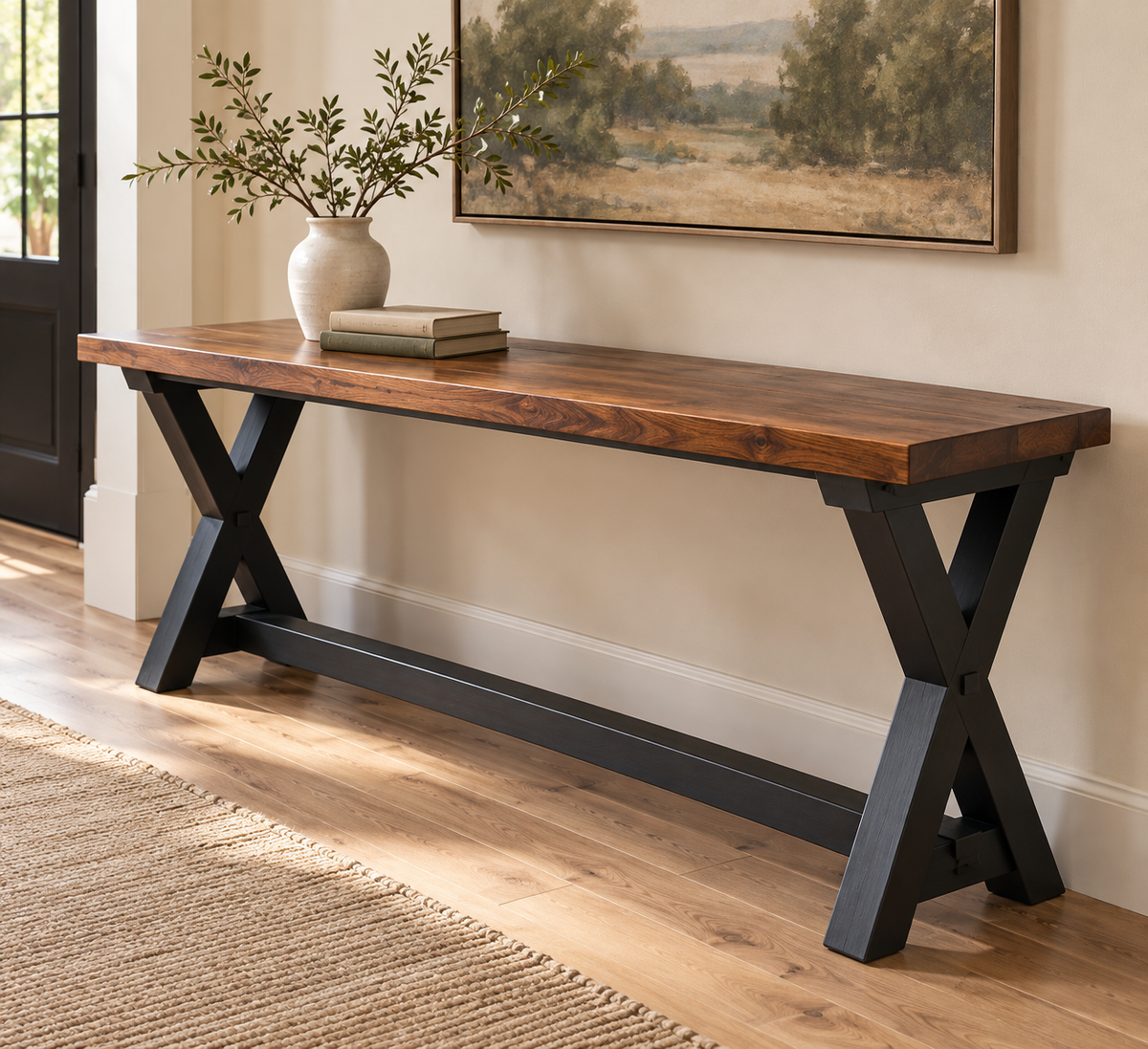 Custom Entry Way Tables (scroll for ideas