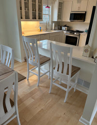 Levi 3 Slat Counter & Bar Height Stool