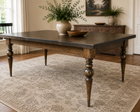 Oliver Turned Leg Dining Table