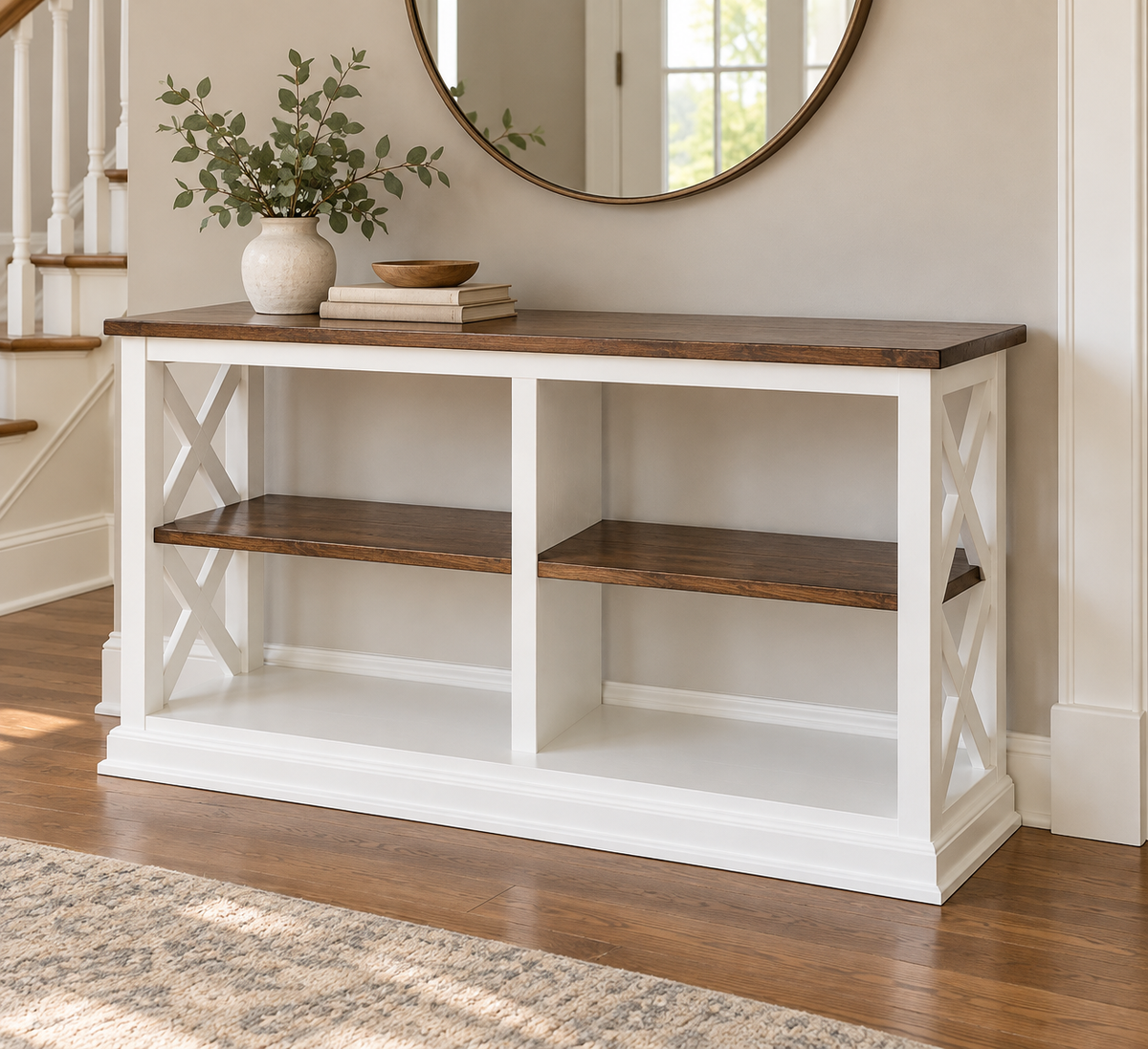 Custom Entry Way Tables (scroll for ideas