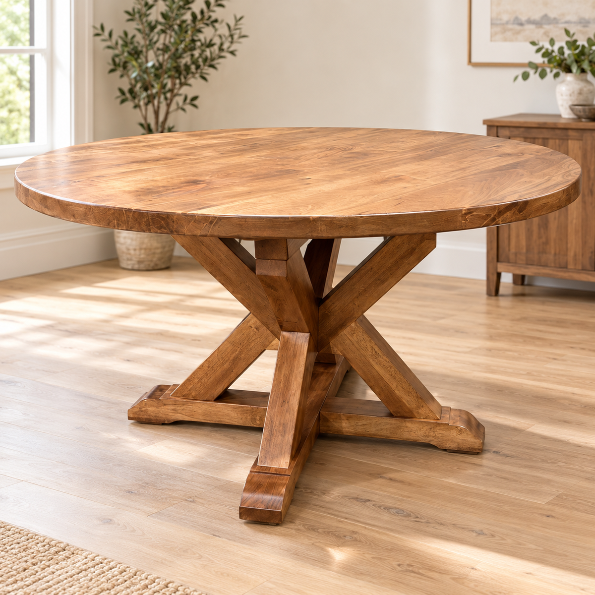 Canyon style round table