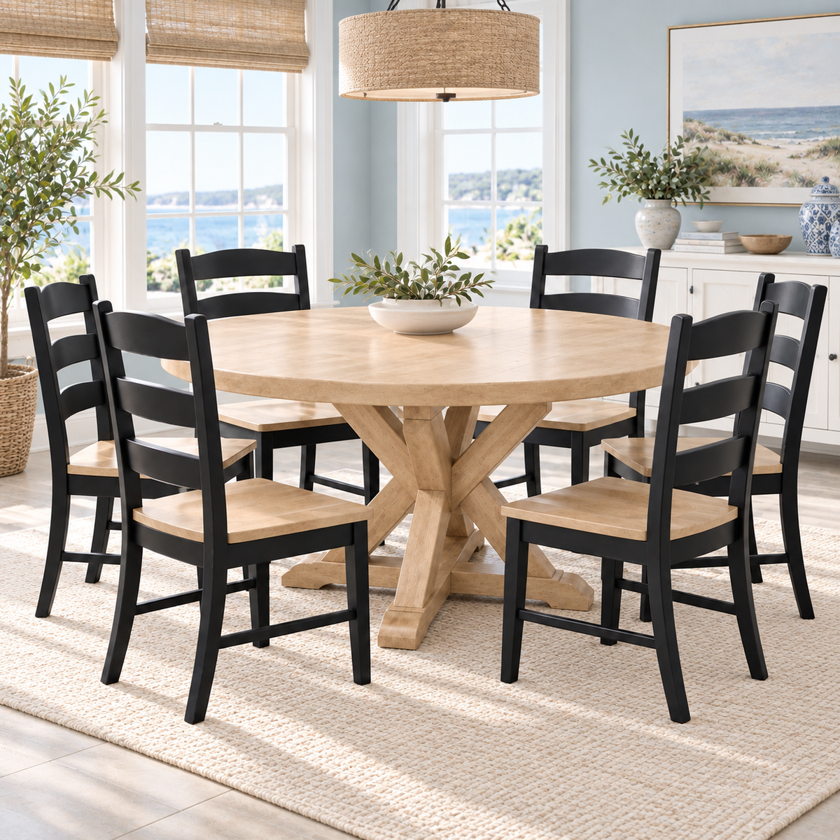 Canyon style round table