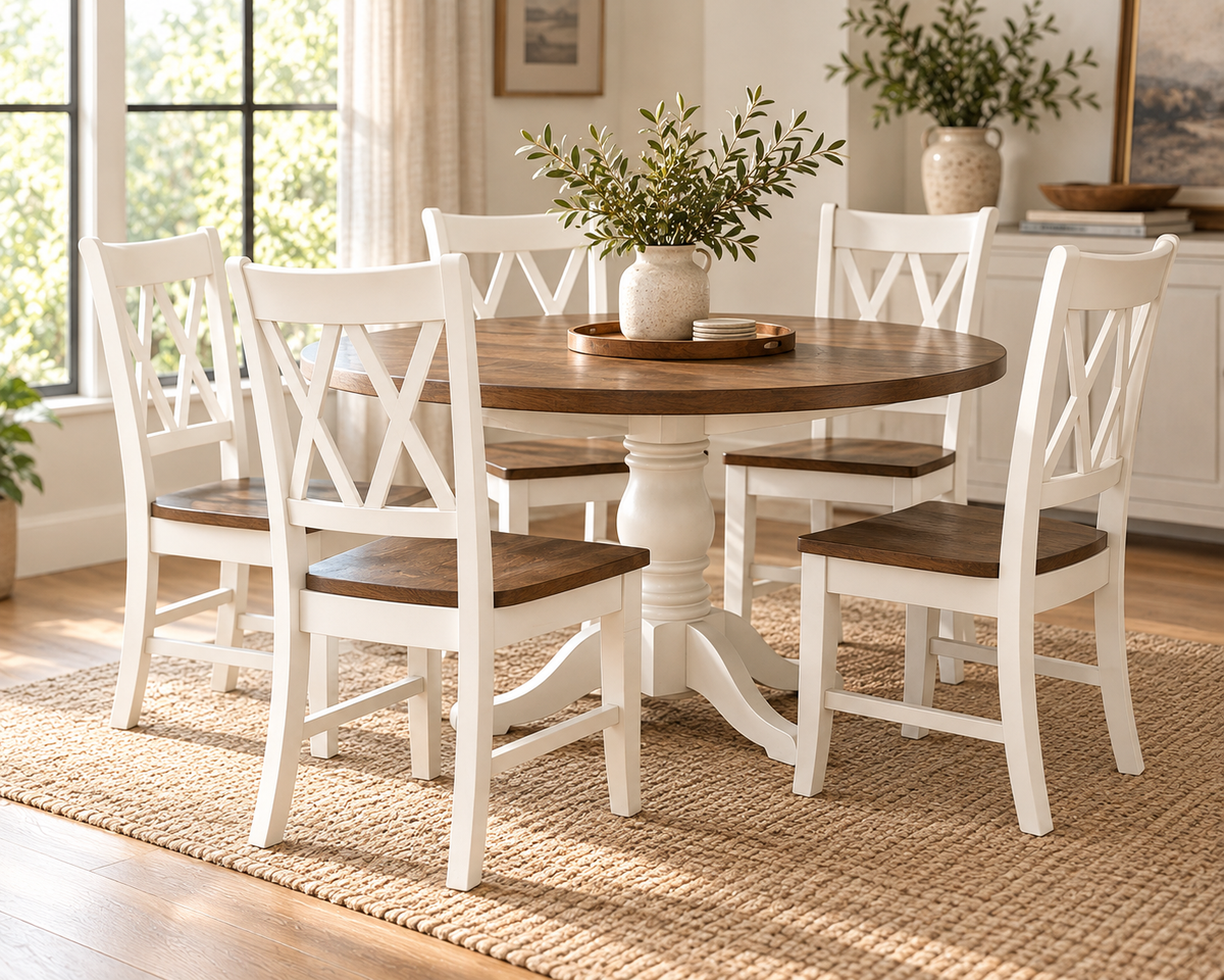 Double X Back Chair