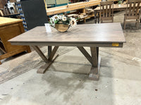 6’ x 3’ Oak Dining Table in Classic Gray
