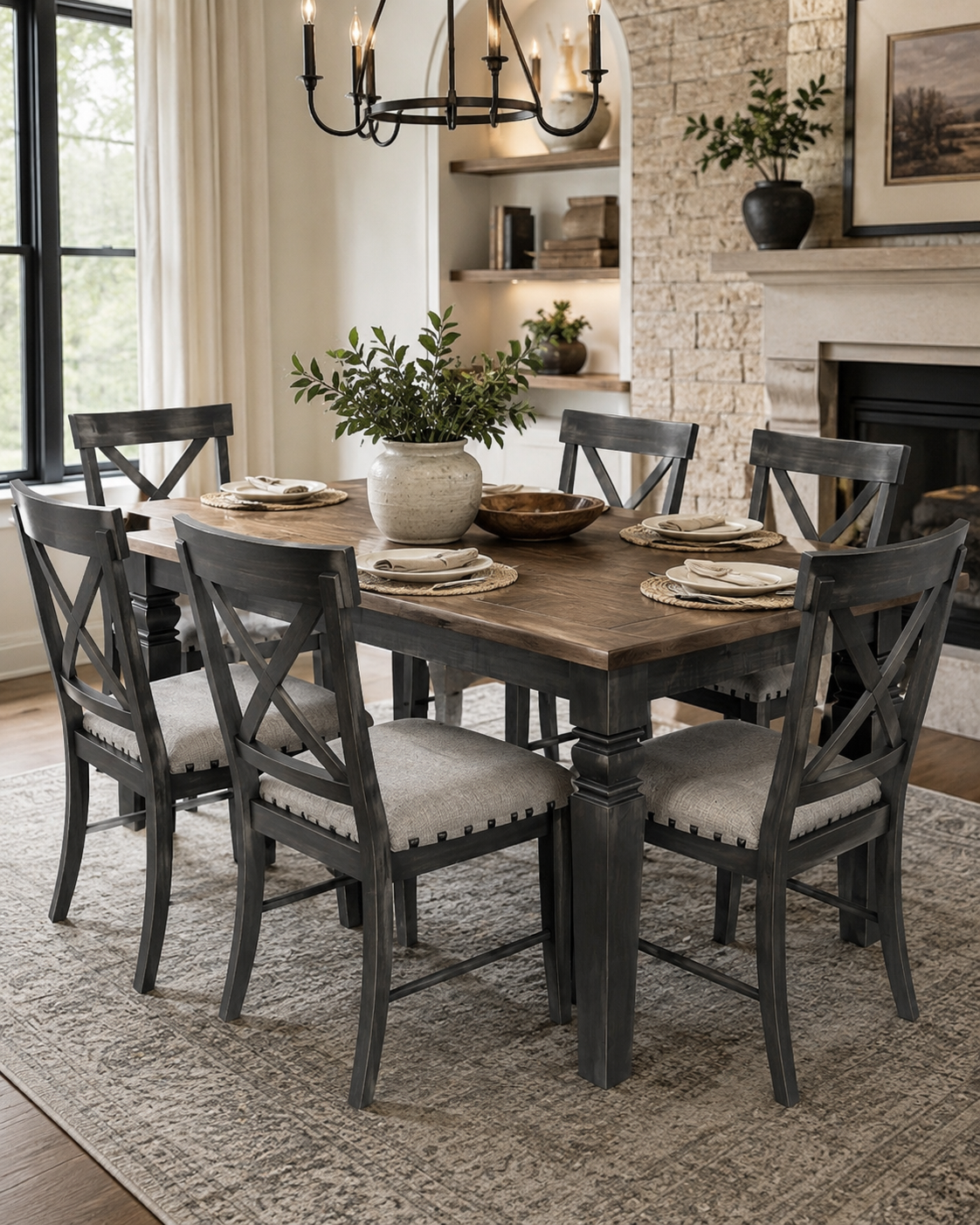 Java Leg Dining Table