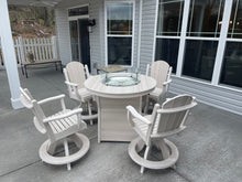 Load image into Gallery viewer, Round Fire Table Set With 4 Chairs - Ready to Ship
