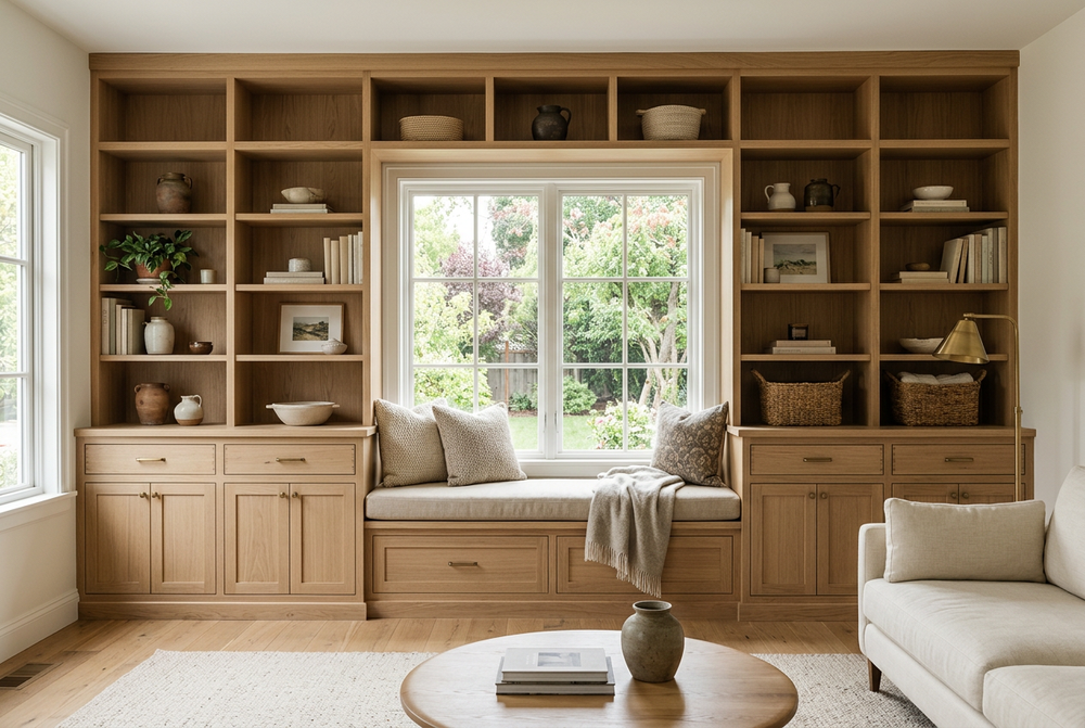 Concept: living room built-ins