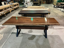 Load image into Gallery viewer, Walnut Live Edge Dining Table
