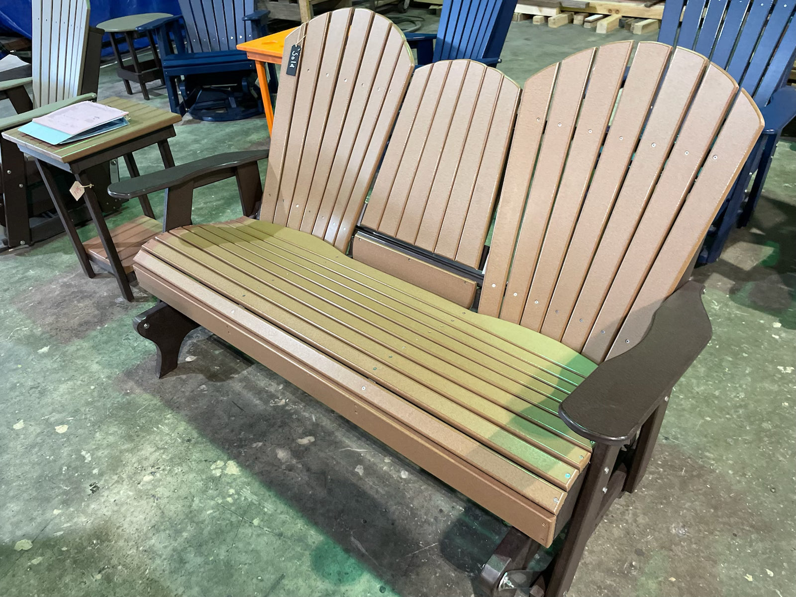 5 foot glider bench hotsell