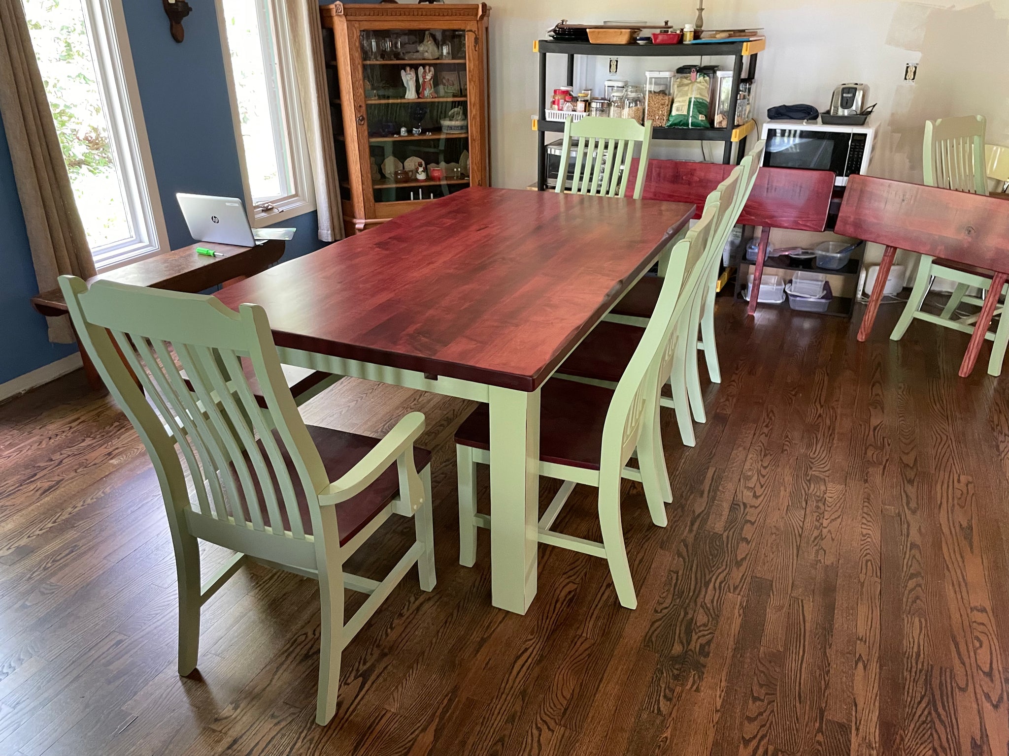 Dining table set, set of 5 dining chairs, dining table set with 5 chairs table and bench 