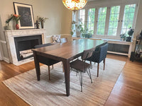 Modern Tapered Post Leg Table with Post Legs