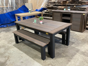 Post Leg Outdoor Dining Table