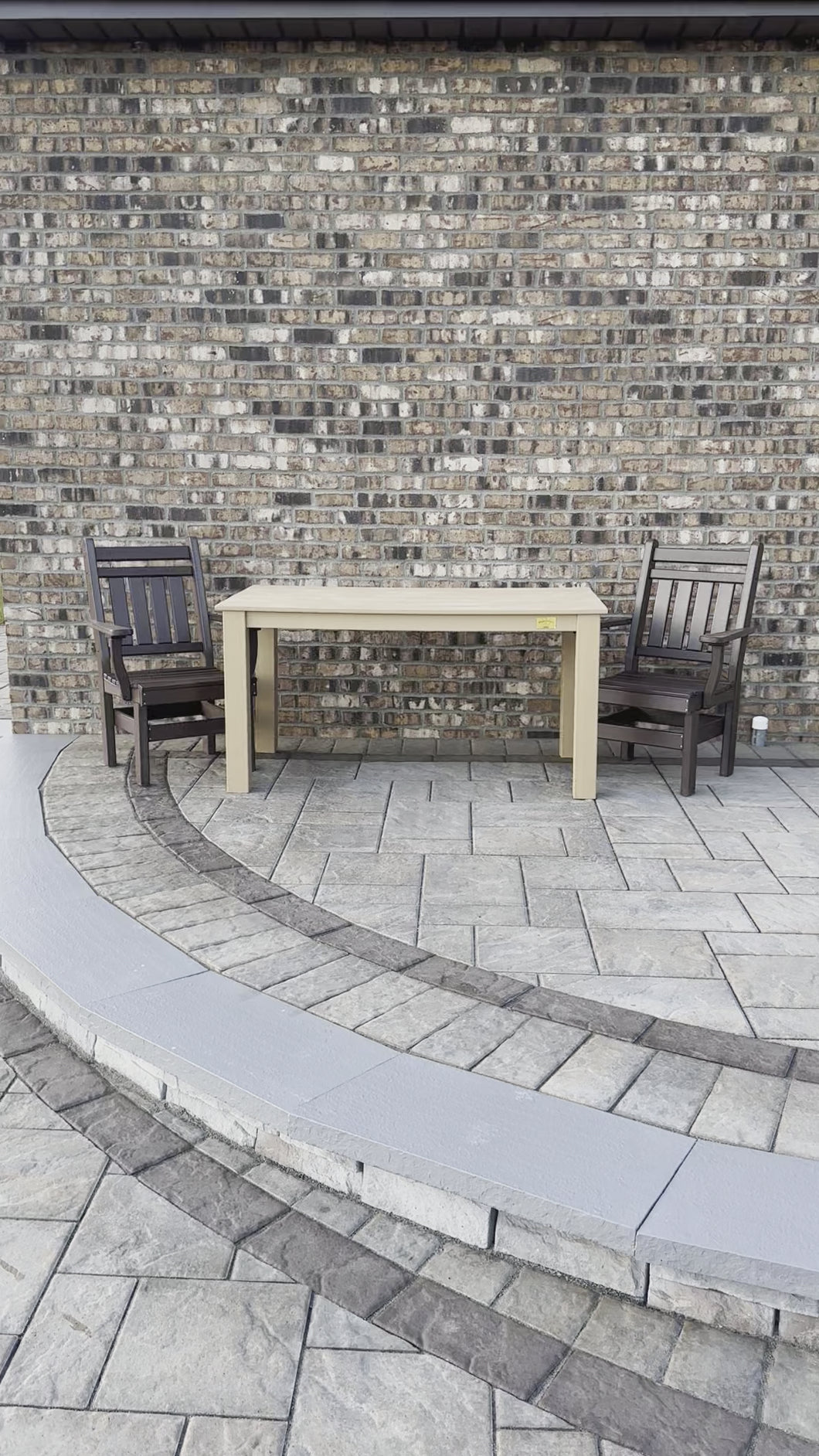 Post Leg Outdoor Dining Table