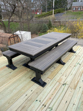 Load image into Gallery viewer, Trestle X Outdoor Bench
