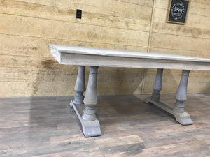 Double Pedestal Dinning Table