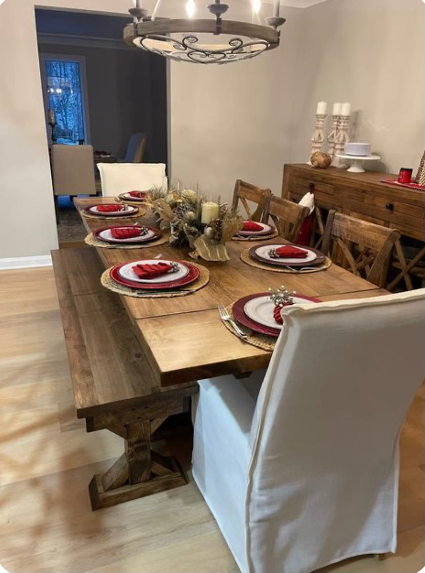 Farmhouse Table Extensions--Wooden Whale Workshop Custom Woodwork