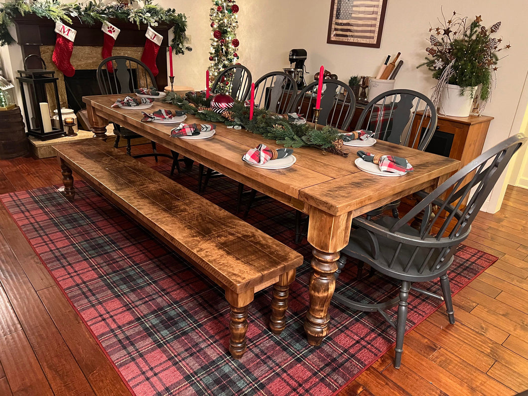 Victorian Spindle Leg Dining Table