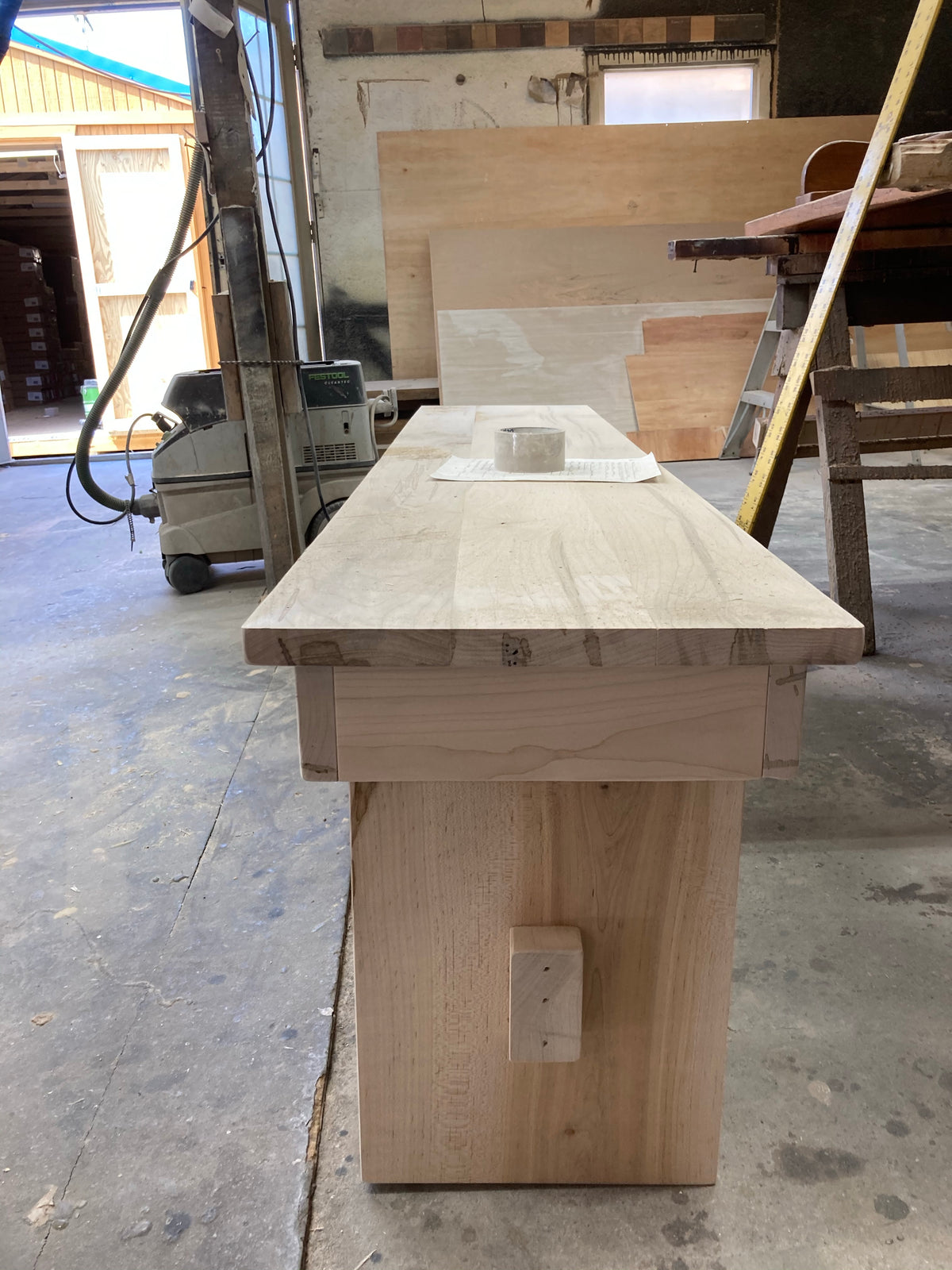 Pedestal Bench
