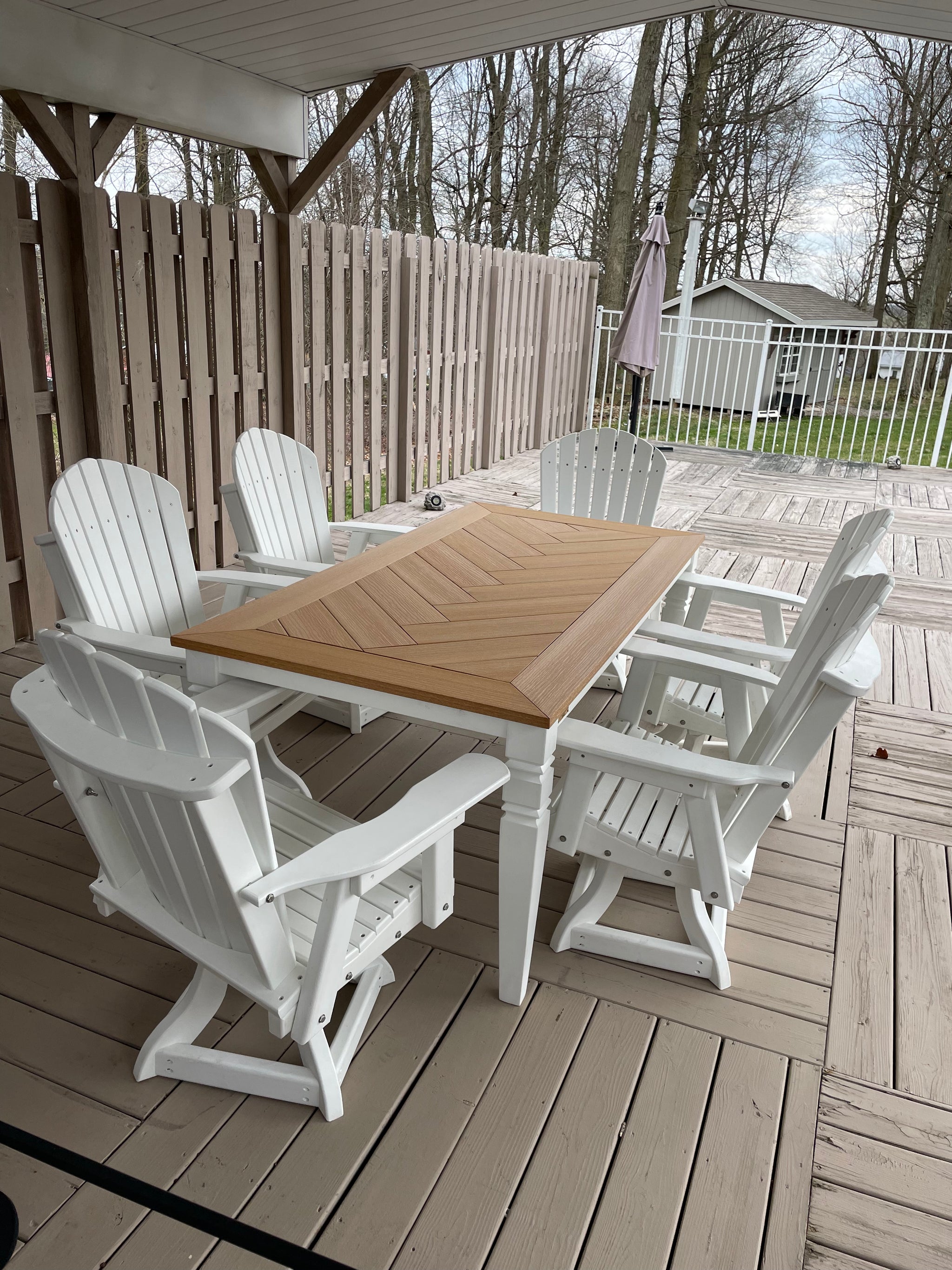 Java Leg Outdoor Dining Table