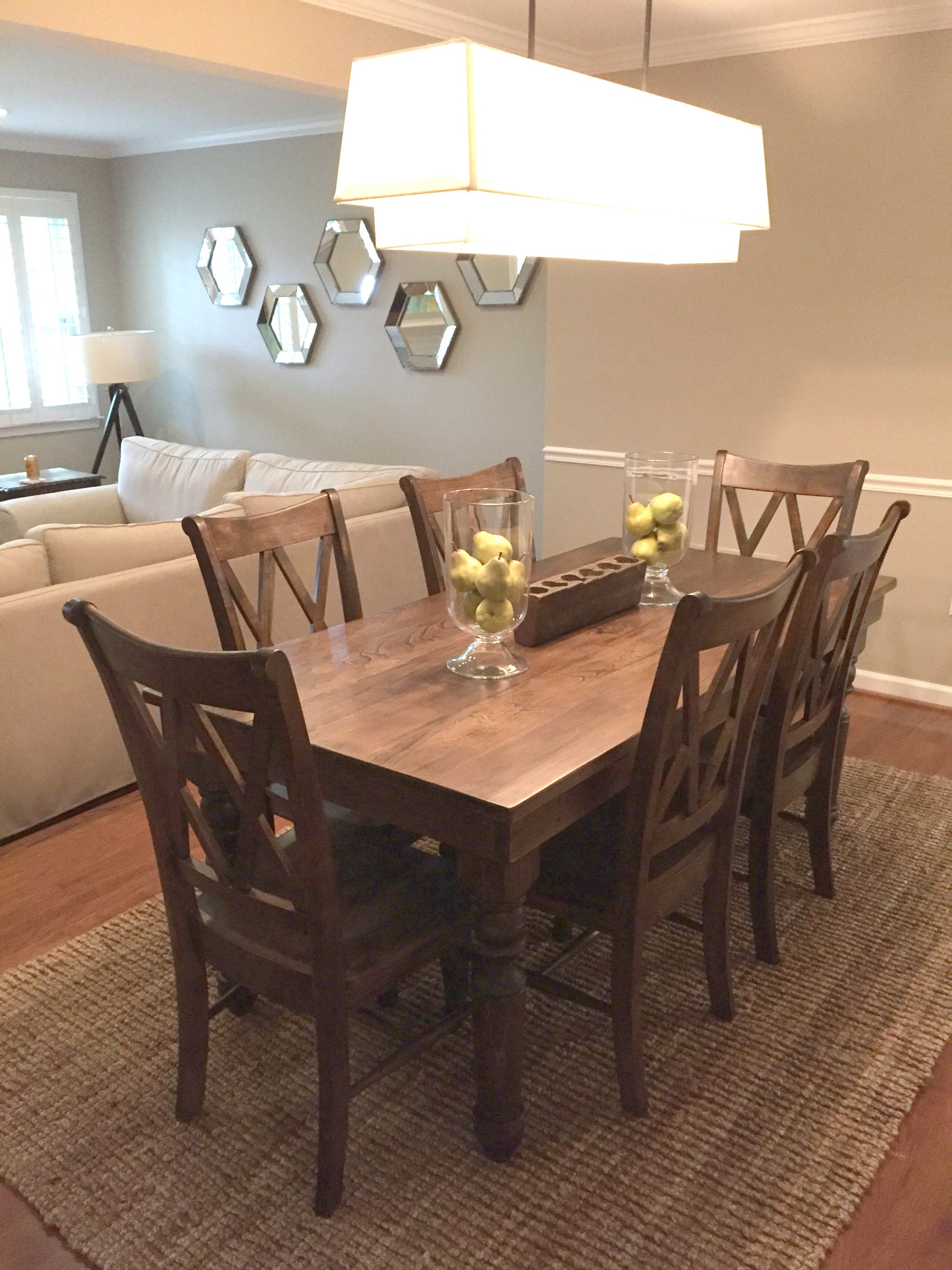  Kitchen or dining-room farmhouse table hand made using reclaimed barn wood, rough cut wood, and thick, sturdy Osborne Wood spindle legs Wooden Whale Workshop Custom Woodwork, Butler, PA ready to ship and custom woodwork.Unique and beautiful. Great prices.